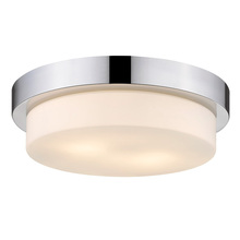  1270-13 CH - Multi-Family Flush Mount in Chrome with Opal Glass